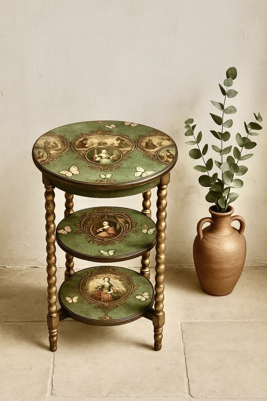Versailles on Repeat - Mint Decoupage Paper