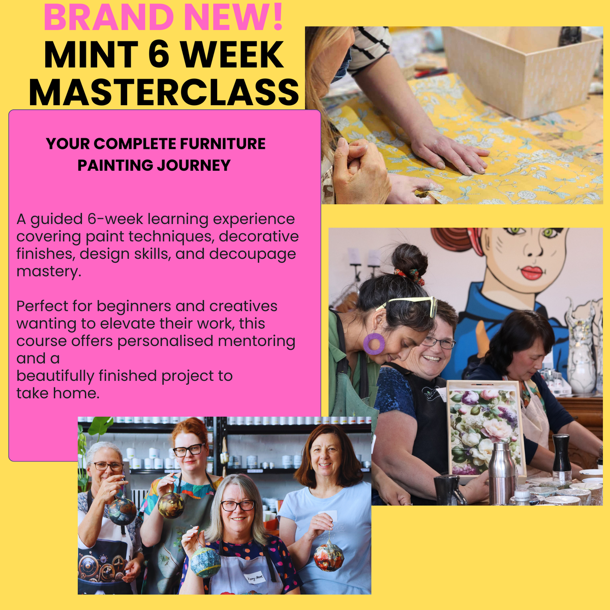 BRAND NEW! Mint 6-Week mastercourse - April to May 2026