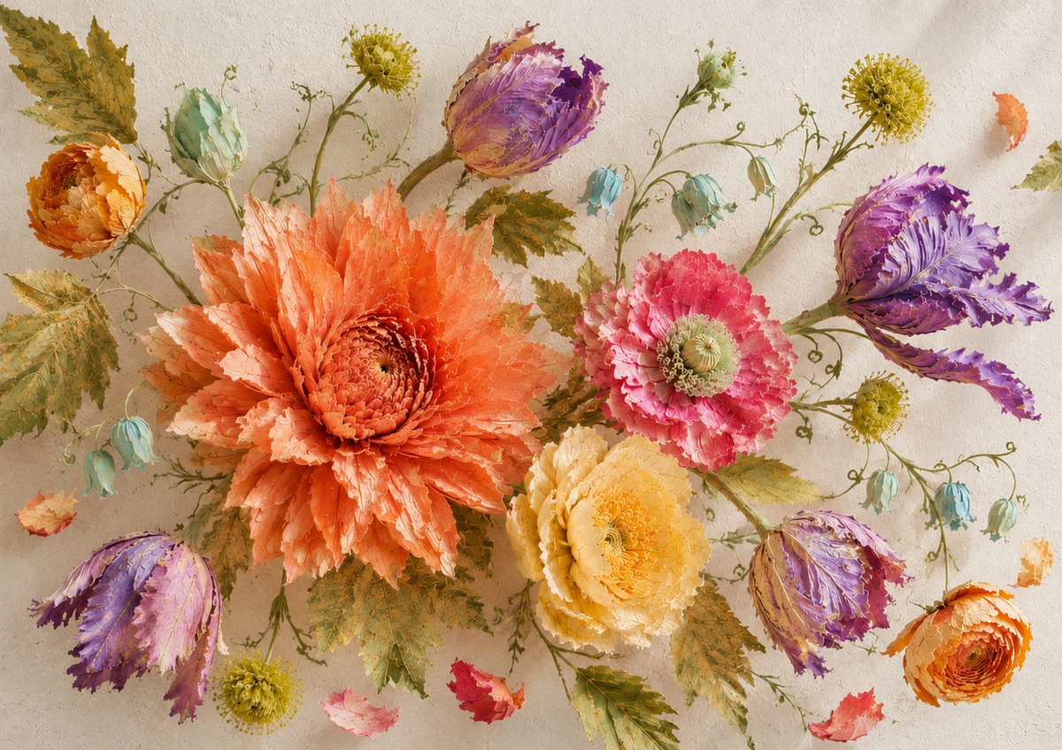 Paper Cuts - Mint Decoupage Paper
