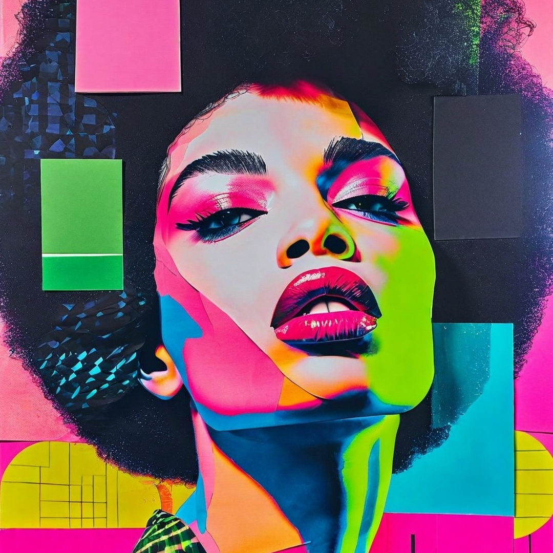 Pop Frequency - Mint Decoupage Paper