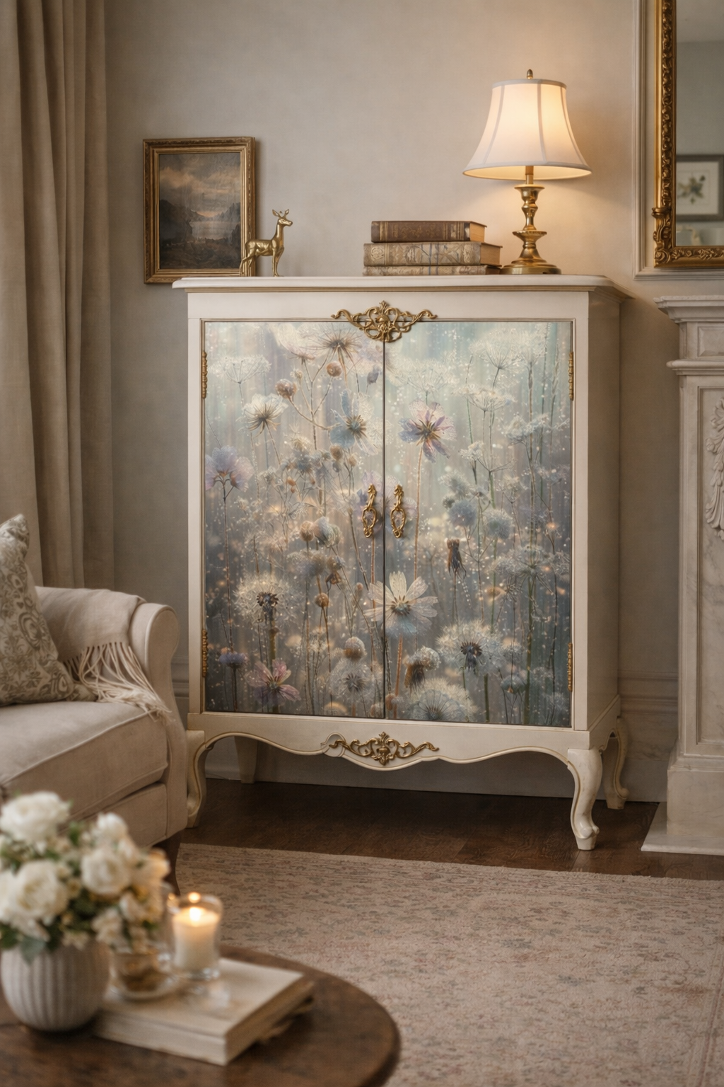 Dew - Mint Decoupage Paper