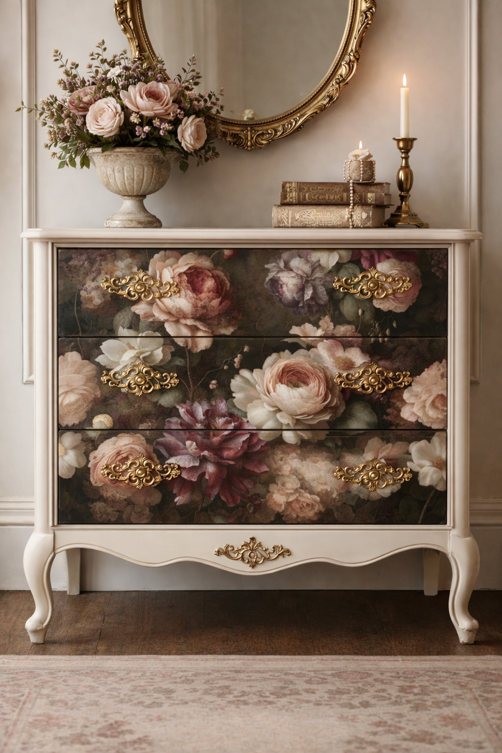 Shadow Garden - Mint Decoupage Paper