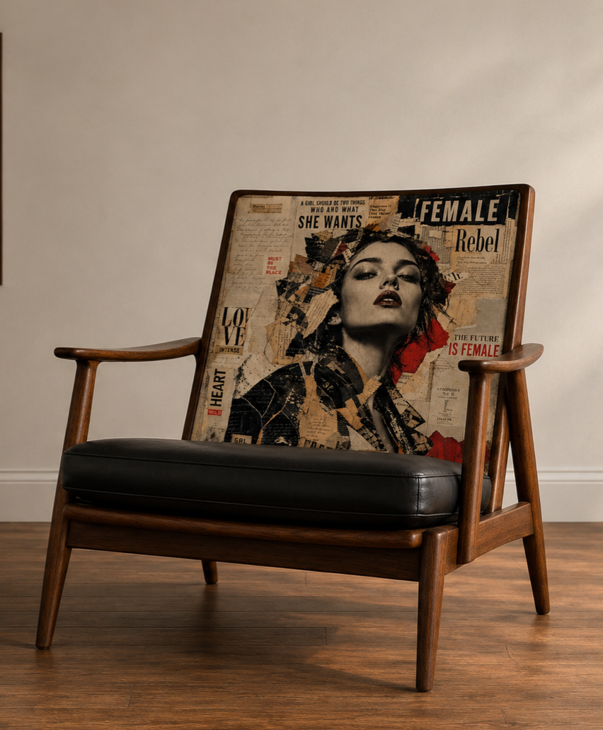 Rebel Heart - Mint Decoupage Paper