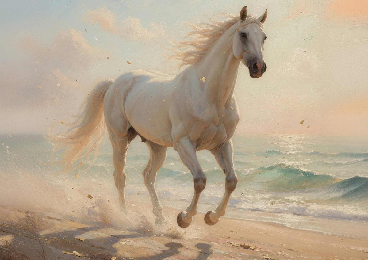 Run Free - A1 size large Decoupage Paper