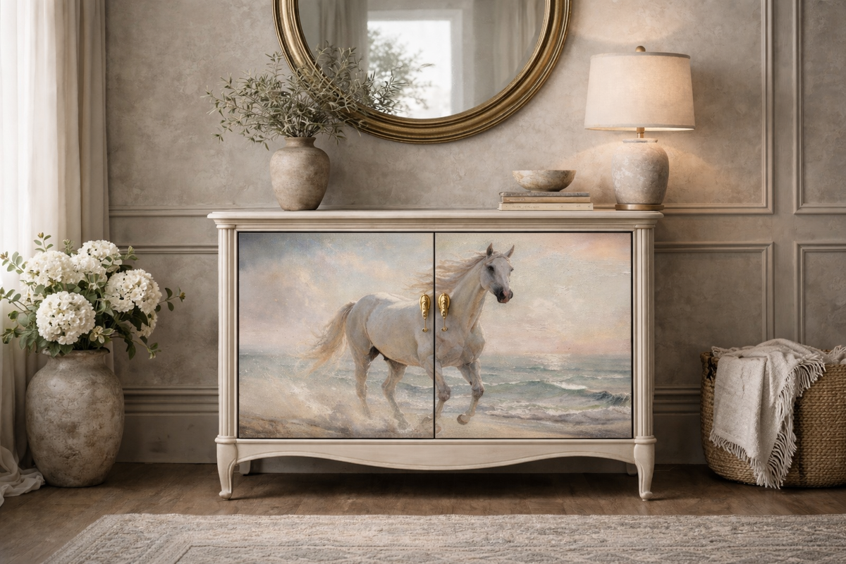 Run Free - A1 size large Decoupage Paper