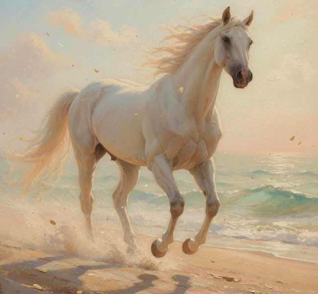 Run Free - A1 size large Decoupage Paper