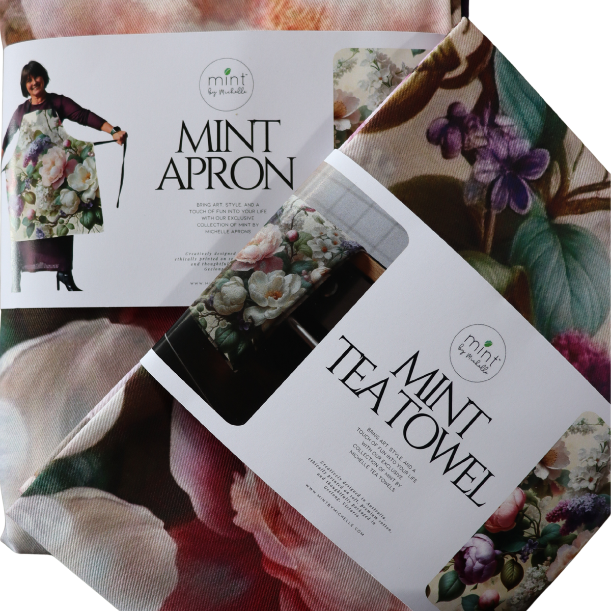 Mint By Michelle BUNDLE - Spring Serenade Apron & Tea Towel