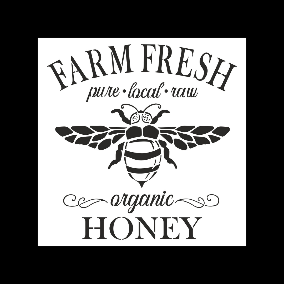 Farm Fresh Honey Stencil